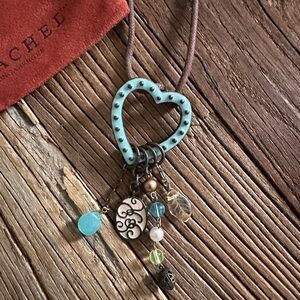Longaberger So Rachel Tack Heart Necklace